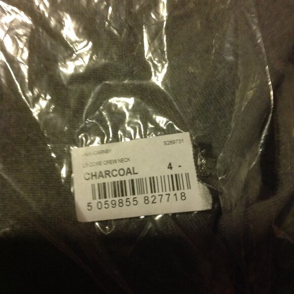 Ted Baker Carnby Men's Charcoal Pullover Crewneck Sweater - Large (EU4) - NWT - Picture 3 of 6